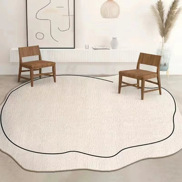 Minimalist Chic Plaid Carpet