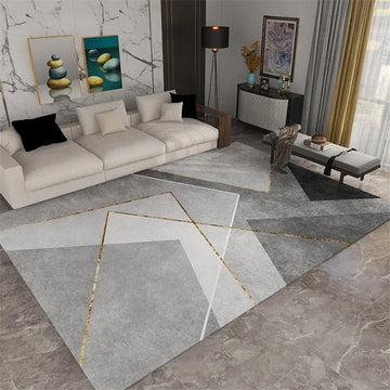 Light Luxury Geometric Living Room Sofa Carpet