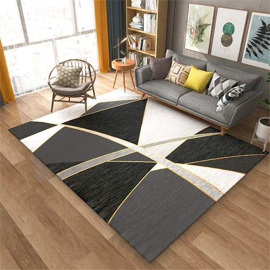 Light Luxury Geometric Living Room Sofa Carpet