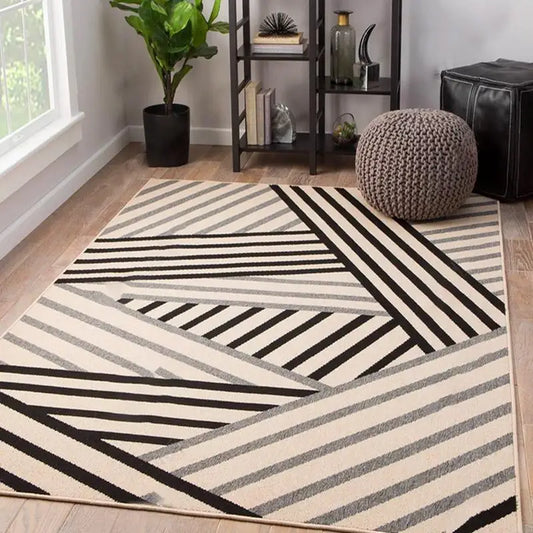 GeoChic Nordic Minimalist Non-slip Rug