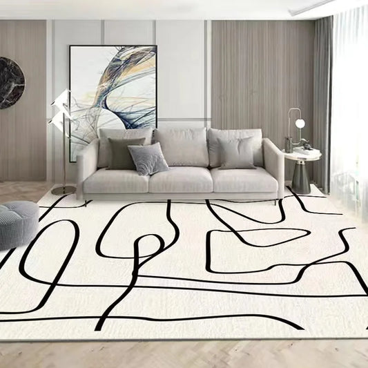 Minimalist Chic Plaid Carpet